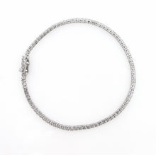 Load image into Gallery viewer, 2.50CT ESTATE VINTAGE ROUND DIAMOND TENNIS BRACELET 14K WHITE GOLD