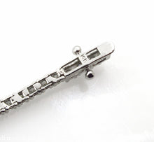 Load image into Gallery viewer, 2.50CT ESTATE VINTAGE ROUND DIAMOND TENNIS BRACELET 14K WHITE GOLD