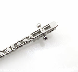 2.50CT ESTATE VINTAGE ROUND DIAMOND TENNIS BRACELET 14K WHITE GOLD