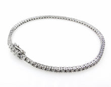 Load image into Gallery viewer, 2.50CT ESTATE VINTAGE ROUND DIAMOND TENNIS BRACELET 14K WHITE GOLD