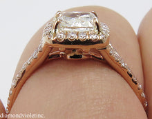 Load image into Gallery viewer, GIA 1.84CT ESTATE VINTAGE CUSHION DIAMOND ENGAGEMENT WEDDING ROSE GOLD RING