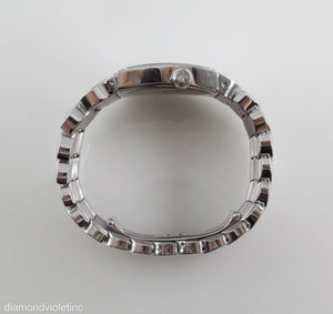 Authentic Cartier La Dona Ladies 29mm by 27mm Watch 18k White Gold bezel with diamond set