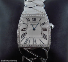 Load image into Gallery viewer, Authentic Cartier La Dona Ladies 29mm by 27mm Watch 18k White Gold bezel with diamond set