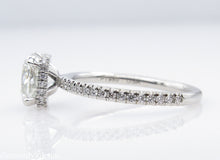 Load image into Gallery viewer, GIA 2.51CT ESTATE VINTAGE CUSHION DIAMOND ENGAGEMENT WEDDING PLATINUM RING