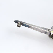 Load image into Gallery viewer, 2.48ct Antique Vintage Edwardian Opal and Rose cut Diamond Silver Brooch Bar-Pin